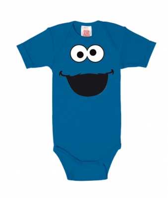 Logoshirt® Sesamstraße, Krümelmonster Babystrampler 