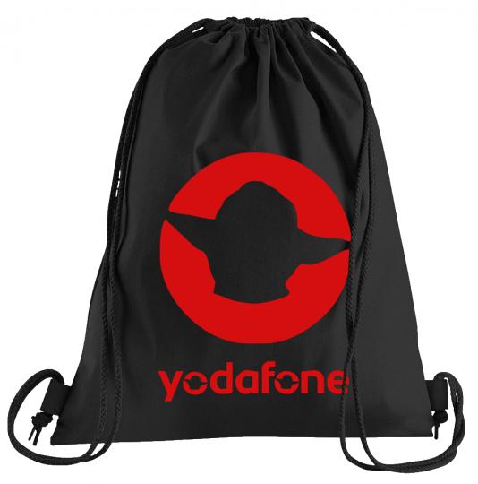 Yodafone Sportbeutel  bedruckter Turnbeutel mit Kordeln 