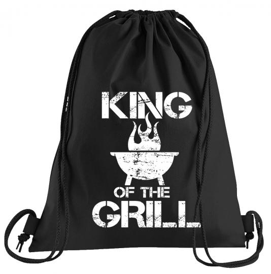 King of the Grill Sportbeutel  bedruckter Turnbeutel mit Kordeln 