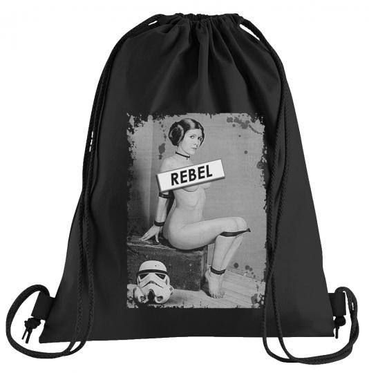 Rebel Leia Sportbeutel  bedruckter Turnbeutel mit Kordeln 