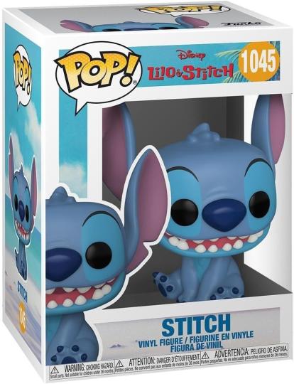 Lilo & Stitch POP! Disney Vinyl Figur Smiling Seated Stitch 9 cm 