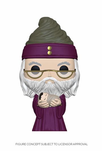 Harry Potter POP! Movies Vinyl Figur Dumbledore w/Baby Harry 9 cm 