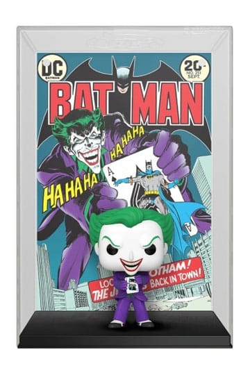 DC POP! Comic Cover Vinyl Figur Joker- Back in Town 9 cm 