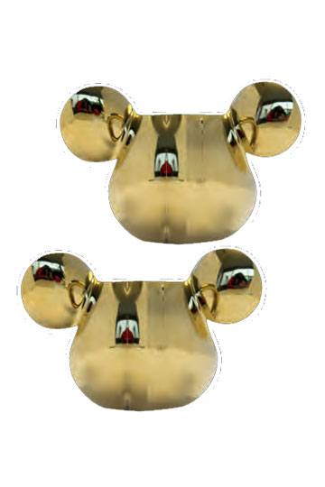 Micky Maus Deluxe 3D Espresso-Tassen Doppelpack Gold 