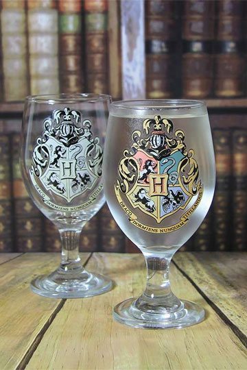Harry Potter Glas mit Farbwechseleffekt Hogwarts 