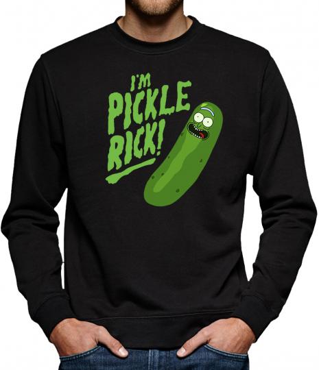 TLM I`m Pickle Rick Sweatshirt Pullover Herren 