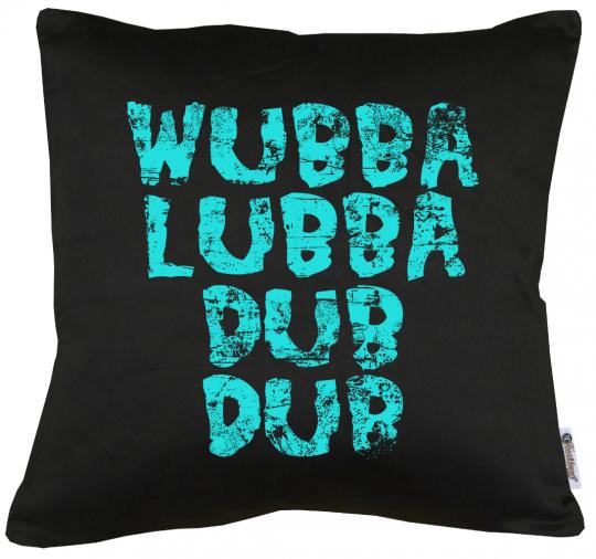 Wubba Lubba Dub Dub Kissen mit Füllung 40x40cm 