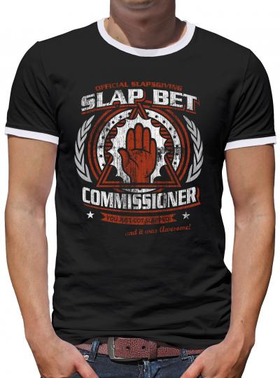 Slap Bet Kontrast T-Shirt Herren 