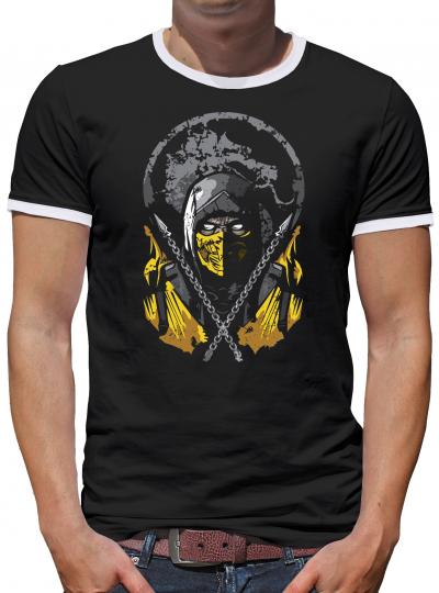 Scorpion Kombat Kontrast T-Shirt Herren 