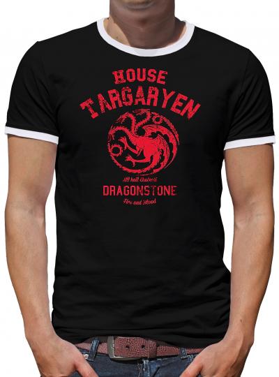 House Targaryen Kontrast T-Shirt Herren 