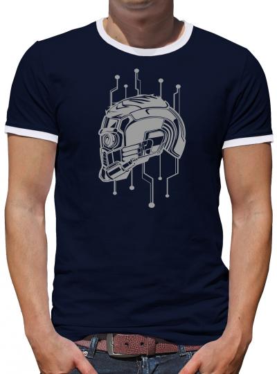 Starlord Mask Kontrast T-Shirt Herren 