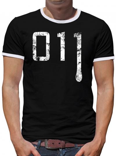 Stranger Eleven 11 Things Kontrast T-Shirt Herren 