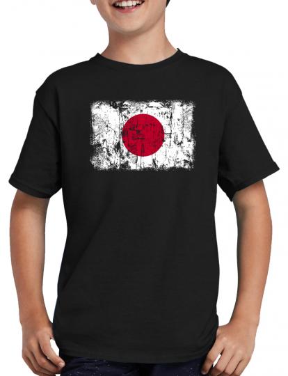 Japan Vintage Flagge Fahne T-Shirt 