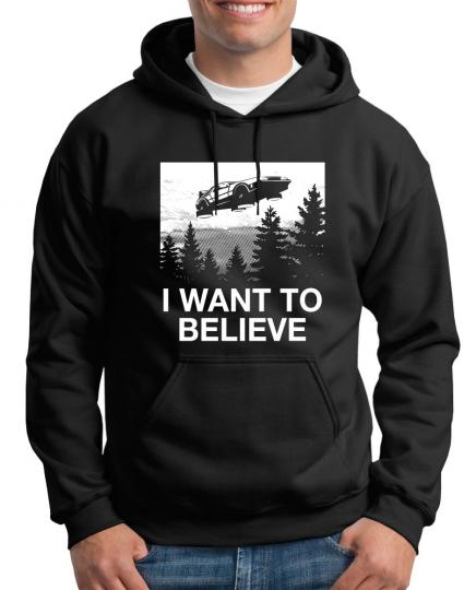 I want to believe Delorean Kapuzenpullover 