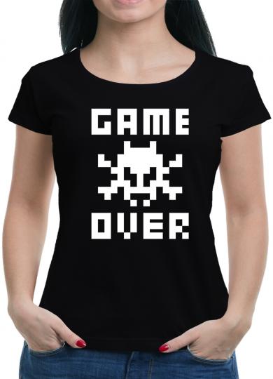 Game Over T-Shirt Nerd Gamer 8 Bit 