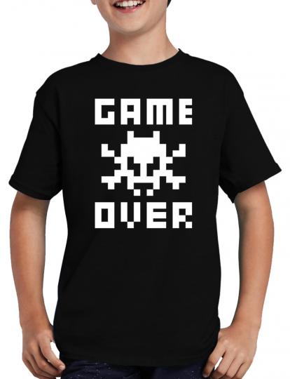 Game Over T-Shirt Nerd Gamer 8 Bit 