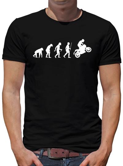 Evolution Motorcycle T-Shirt Biker Chopper Sprüche XXL