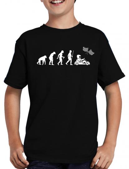 Evolution Go Kart T-Shirt Geek Spass Fun 