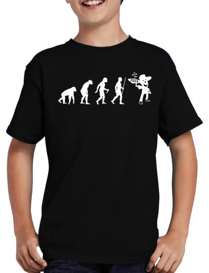 Evolution Pizzabote T-Shirt Lustig Nerd Fun 