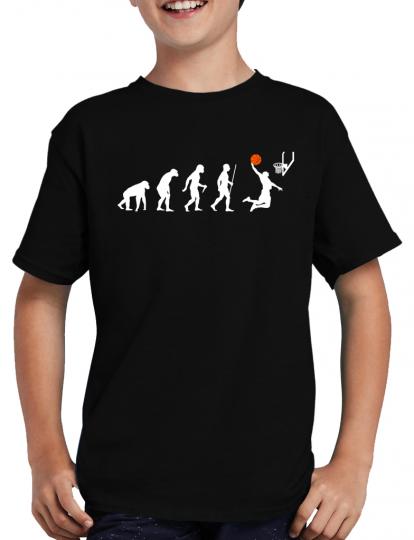 Evolution Basketball T-Shirt Jordan Dirk Sport Fun 