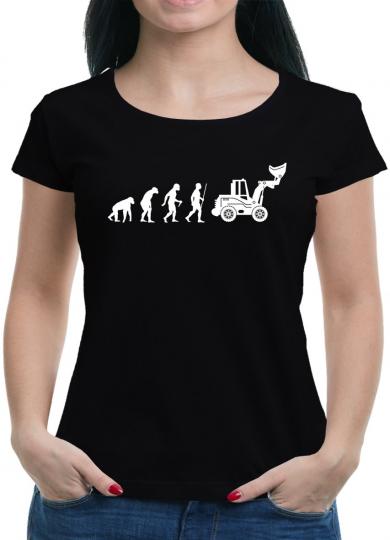 Evolution Radlader T-Shirt Sprüche Spass Nerd 