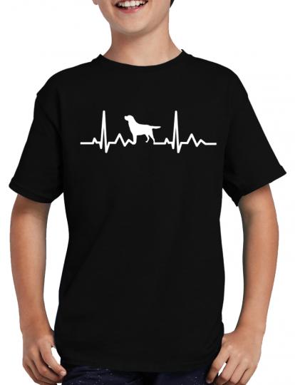 Herzschlag Labrador T-Shirt Herzfrequenz Heart EKG 