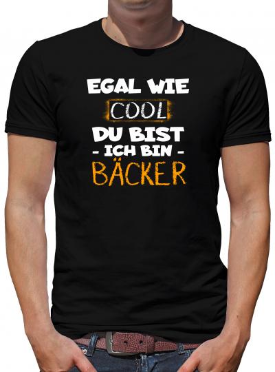 TShirt-People Cool Ich bin Bäcker T-Shirt Herren 