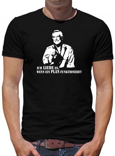 TShirt-People Hannibal Ich liebe es wenn ein Plan funktioniert T-Shirt Herren 