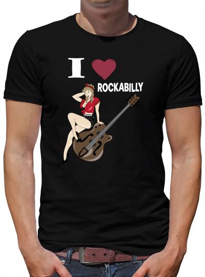 TShirt-People I love Rockabilly T-Shirt Herren 