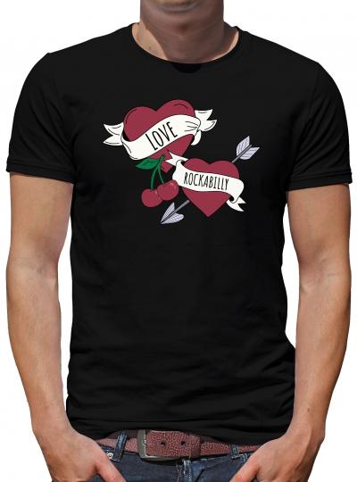 TShirt-People Love Rockabilly T-Shirt Herren 