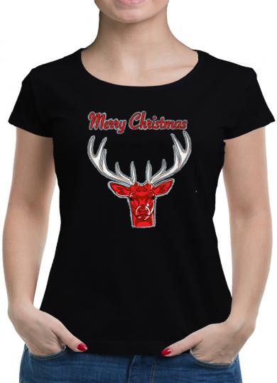 TShirt-People Merry Christmas T-Shirt Damen 