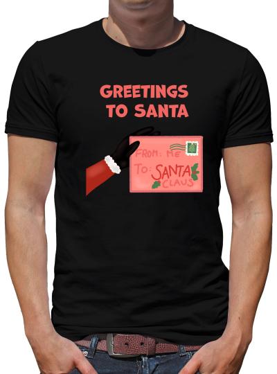 TShirt-People Greetings to Santa T-Shirt Herren 