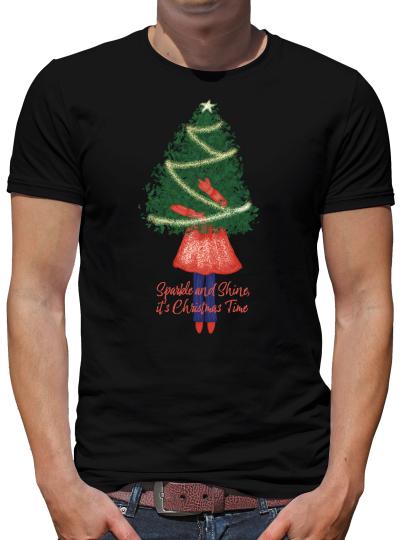 TShirt-People Sparkling Christmas Tree T-Shirt Herren 