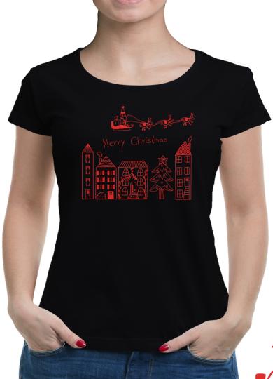 TShirt-People Christmas City T-Shirt Damen 