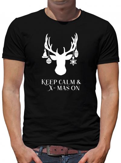 TShirt-People Keep calm & X-mas on V3 T-Shirt Herren 