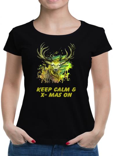 TShirt-People Keep calm & X-mas on V6 T-Shirt Damen 