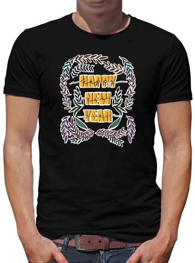 TShirt-People Happy New Year Frame T-Shirt Herren 