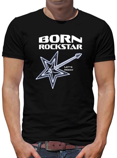 TShirt-People Born Rockstar T-Shirt Herren 