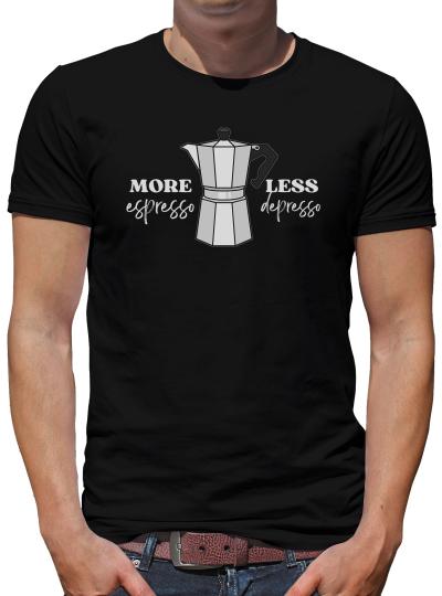 TShirt-People More Espresso less depresso T-Shirt Herren 