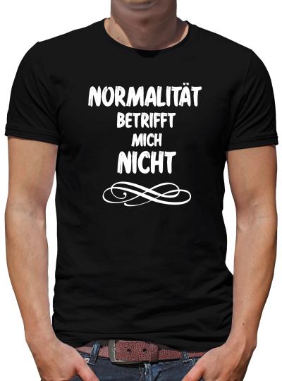 TShirt-People Normalität betrifft mich nicht T-Shirt Herren 