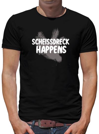 TShirt-People Scheissdreck Happens T-Shirt Herren 