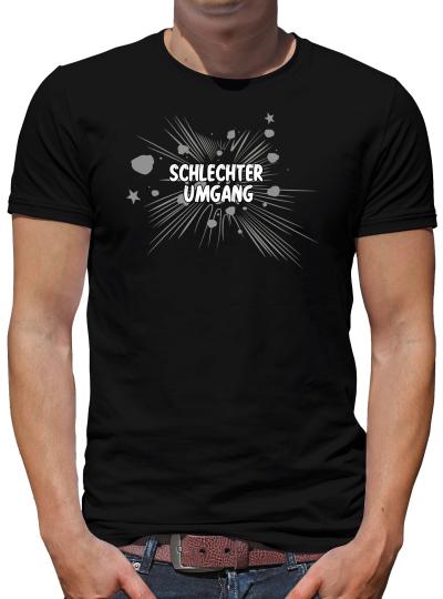 TShirt-People Schlechter Umgang T-Shirt Herren 