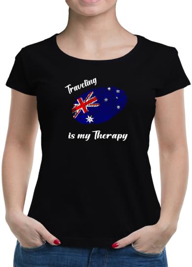 TShirt-People Traveling is my Therapy Australien T-Shirt Damen 