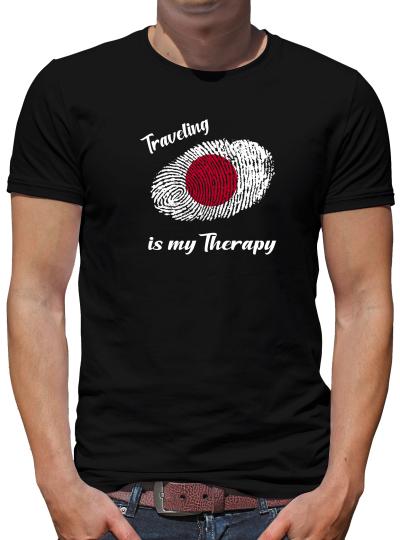 TShirt-People Traveling is my Therapy Japan T-Shirt Herren 