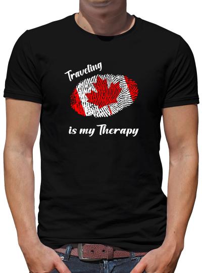 TShirt-People Traveling is my Therapy Kanada T-Shirt Herren 