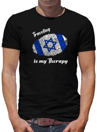 TShirt-People Traveling is my Therapy Israel T-Shirt Herren 