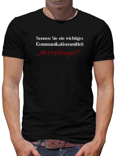 TShirt-People Wichtiges Kommunikationsmittel T-Shirt Herren 