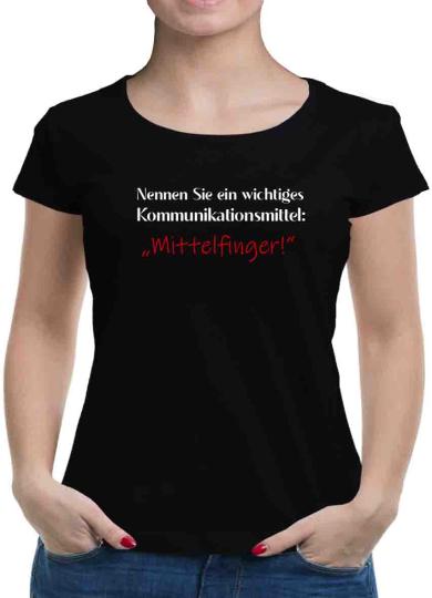 TShirt-People Wichtiges Kommunikationsmittel T-Shirt Damen 