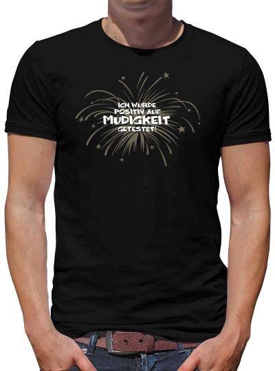 TShirt-People Positiv auf Müdigkeit getestet T-Shirt Herren 