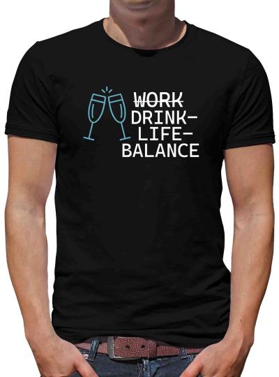 TShirt-People Drink Life Balance T-Shirt Herren 